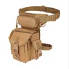 Midjeväskor Militär midja Fanny Pack Weapons Tactics Ride Ben Bag For Men Waterproof Drop Utility Thigh Pouch Multi-Purpose Hip Belt 230724