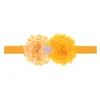 Hair Accessories 1 Pieces Baby Girl Headband Infant Flower Diamond Born Headwrap Band Hairband Gift Toddlers Clothes Headwear