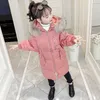 Piumino irls cappotti imbottiti in cotone inverno lungo Capispalla 4 5 6 7 8 9 10 11 12 13 14 anni giacca ispessita per bambini Abbigliamento per bambini HKD230725