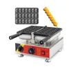 Máquina comercial de fabricação de waffles em forma de coração para processamento de alimentos