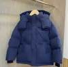 Donsjas Koreaanse Stijl Kinderen Donsjack Winter Nieuwe Hooded Dikker Witte Eendendons Tops Meisje En Jongens Warme Down jassen 4-14Y Wz999 HKD230725