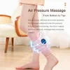 Masseurs de jambes Masseur de mollet pneumatique chauffage vibration jambe circulation sanguine machine de physiothérapie compression musculaire du mollet soulagement de la douleur 230724