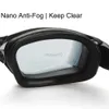 Goggles Men Women Professional Waterproof Anti Fog Clear Swim Goggles Swimming Pool Water Sports Glasses Eyewear With Sile Earplugs HKD230725