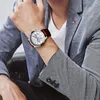 腕時計時計メンズリージトップブランドラグジュアリーカジュアルレザークォーツ時計ビジネスクロック男性スポーツ防水日クロノグラフ230724