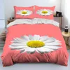 Nordic Sun Flower Daisy Tröster Bettwäsche Set Bettbezug Bett Set Quilt Abdeckung fall König Königin Größe Bettwäsche Set Erwachsene kind L230704