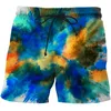 Pantalones cortos para hombre moteado Tie Dye Pattern Series Impresión 3D Traje de baño para hombre Trajes de baño Trajes de baño para la playa Pantalones de natación Trajes de baño