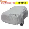 Car Sunshade Buildreamen2 Car Cover Automotive AntiUV Snow Rain Scratch Protector Cover For Toyota 4Runner Avensis Aygo Tacoma x0725