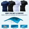 Men's T-Shirts Anime Berserk Print Mens Compression Shirts Short Sleeve Gym Workout Fitness Undershirts Quick Dry Athletic T-Shirt Tees Tops 230725