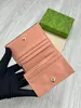 Designer Tassen Vrouwen Lederen Portefeuilles Metalen Snap Fold Portemonnee Geborduurde Letter Roze Lange Clutch Tassen Dames Portemonnees Beroemde Merk Vrouwelijke Portemonnees Schoudertassen