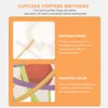 Cake Tools Party Supplies Science Decor Cupcake Toppers födelsedag temat dekorationer baby shower