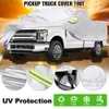 Car Sunshade Truck Cover All Season Car Cover for Pickup Truck Against Dust Debris Windproof UV Protection 170T for Ford Raptor F150 F250 GMC x0725