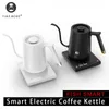 Kaffekrukor Timemore Store Fish Smart Electric Kettle Goosenhals 600 800 ml 220V Flash Värmtemperaturkontrollpotten för kök 230724