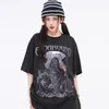 الرجال T High Street Tide Tide Clothing Creative Printing Printing Design Sense T-Shirt Men and Women Summer All-Match Lead Sleev