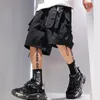 Zomer Shorts Cargo Broek Mannen Joggers Zwart Stijlvolle Pocket Linten Japanse Mode Streetwear Hip Hop Shorts Mannelijke Casual Broek