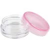 Boîte en plastique de conteneur de cire supérieure 3g/5g boîte de crème à fond rond petite bouteille d'échantillon bouteille de boîte d'emballage cosmétique