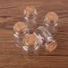 24pcs 30 40 17 mm 15 ml mini szklane butelki ing małe słoiki fiolek z korkiem na ślubne prezent 210330307z