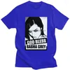 Herren T-Shirts Vintage God Bless Sasha Grey Shirt Männer vorgeschrumpftes Baumwoll-T-Shirt Awesome Tees Kurzarm Streetwear T-Shirt Slim Fit