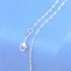 Pendant Necklaces Newest Sample Order 20Pcs 20 Kinds 18" Genuine 925 Sterling Silver Jewellery Link Necklace Sets Chains+Lobster Clasps