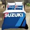 S-SUZUKI motorcycle Bedding Sets exquisite bed supplies set duvet cover bed comforter set bedding set luxury birthday gift L230704