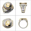 Party Favor Rings för män USA: s president Trump Rings Herrsmycken Tillbehör Tidsminne Souvenir Present ForS Mens and Women Storlek 7-12 ll