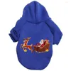 Dog Apparel Pet Clothes For Medium Dogs Hoodies Sweaters Hooded Sweatshirts Winter Small Big Christmas Mascot Supplies Products Home