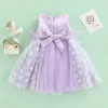 Robes de fille FOCUSNORM 1-6Y Enfants Filles Tulle Princesse Robe 4 Couleurs Sans Manches Fleur Dentelle Tutu Robe pour la Fête 230725