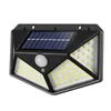 Buiten 100 LED Solar Light Motion Sensor Waterdicht Zonlicht Garden Decoratie Street Lights Solar Powered Lantern Wall Lamp