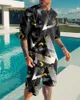 Mens Tracksuits Summer mens Tshirt set 3D printing high definition animation pattern streetwear trend custom twopiece 2XS6XL 230724