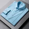 Chemises décontractées pour hommes grande taille 5XL chemise d'affaires à carreaux classique à manches longues Slim Fit fête sociale vêtements de rue de haute qualité