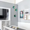 Deckenleuchten, einfache und modische Schlafzimmerleuchte, kreative Nachttisch-Wohnzimmer-Treppenhaus-dekorative Wand-G9-Birne, Glasmolekül