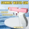 Gun Toys Water Gun Toys Bursts Children High Pressure Strong Laddning Energi Vatten Handrörelse Vatten Spray Barn Toy Gun Gift 230724