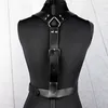 Belts Women Sexy Harness Waist Belt Harajuku O-Ring Garters Faux Leather Body Adjustable Slim Strap Clothing Accessories Corset