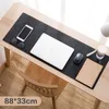 88*33cm bureau ordinateur tapis de bureau Table clavier tapis de souris laine feutre ordinateur portable coussin bureau tapis antidérapant Gamer tapis de souris tapis