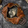 Duffel Bags Homelabelscrazy Horse Orijinal Deri Erkekler Seyahat Bagretro Seyahat Bozluk Cowhide Bag 230724