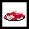Decorative Flowers 32Pcs 2 Inch 'S Day Heart Shape & Round Rattan Balls Wedding Wicker