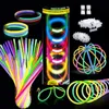 LED Light Sticks Glow Bulk Glowsticks Stick Bracelets Necklaces In The Dark Neon Party Easter Christmas Halloween Supplies 230724