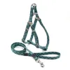 1,2m köpek tasma boyutu ayarlanabilir tuval ile çekme köpek koşum takımı seti köpekler için basılı kablo demeti pitbull tashes köpek malzemeleri Pet L230620