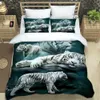 3D tiger printed Bedding Sets exquisite bed supplies set duvet cover bed comforter set bedding set luxury birthday gift L230704