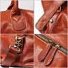 Duffel Bags Leather travel handbag High quality business laptop handbag Large capacity shoulder strap Jean jacket fitness bag 230724