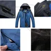 Skiing Jackets TRVLWEGO Winter Ski Suit Men Windproof Waterproof Snowboard Jacket and Pants Outdoor Super Warm 2 in 1 Thermal Fleece Snow Coat 230725