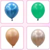 50pcs 10 pouces fête décoration Latex or ballon rond ballons de mariage couleur unie joyeux anniversaire anniversaire décor ballons G0725