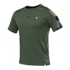 T-shirt da uomo 2023 T-shirt traspirante tattica Quick Dry Summer T-shirt da uomo Camicia da combattimento Multifunzione militare Tops Tees Uomo Sh