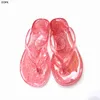 Slippers EOFK Women Flip Flops Summer Shinny Glitter Casual PVC Beach Slippers Comfortable Light Ladies Leisure Vacation Slippers L230725