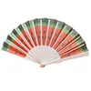 43*23 cm watermeloen vouwen fruit fan ambachtelijke podium Performance Dance -fans