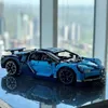 Blocks 1355PCSHightech Racing Sports car Bugatti creates expert building blocks famous racing models childrens toys 230725