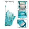 School Bags Backpack for Girls SchooTrolley Bag Wheels Kids Travel Luggage Trolley Bags 230725