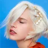 ヘアクリップshifeel 2023ファッションレトロボヘミアビーチホリデースタイルシェルクリップセット女性ヘアウェア用パールサイド