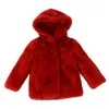 Down Coat New Warm Thick Real Rabbit hela läder Medium Långt huva Children's Fur Jacka Children's Coat for Boys HKD230725