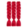 24 pouces Ombre tressage cheveux Jumbo tressage Extension de cheveux pour boîte tresses torsion cheveux 100 g/pcs joint d'eau chaude réel doux J1