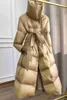 Piumino da donna Parka Stella del marchio di design con la stessa piuma d'oca bianca autunno e inverno uomo e donna coppia giacca con cappuccio in piumino HKD230725